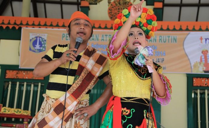 Perpaduan Tanji dan Topeng Betawi